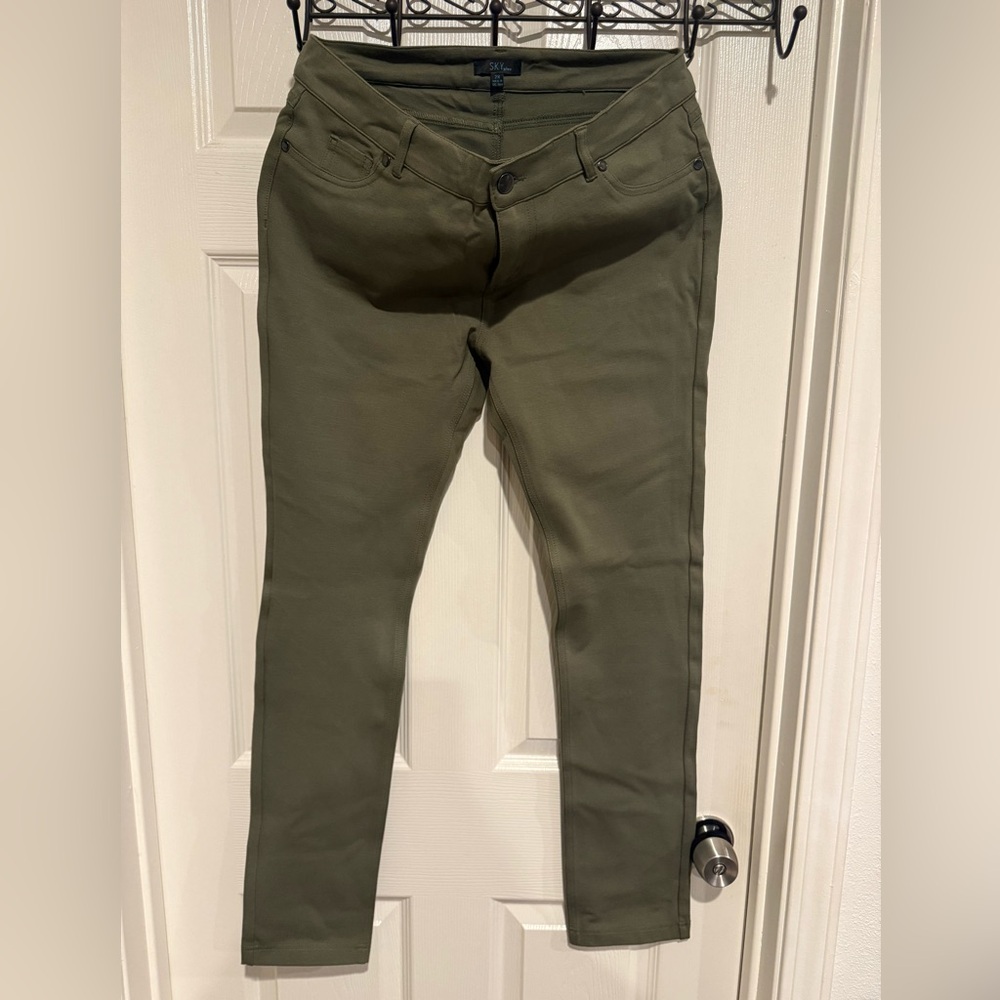 Sky Olive Skinny Women's Jeans